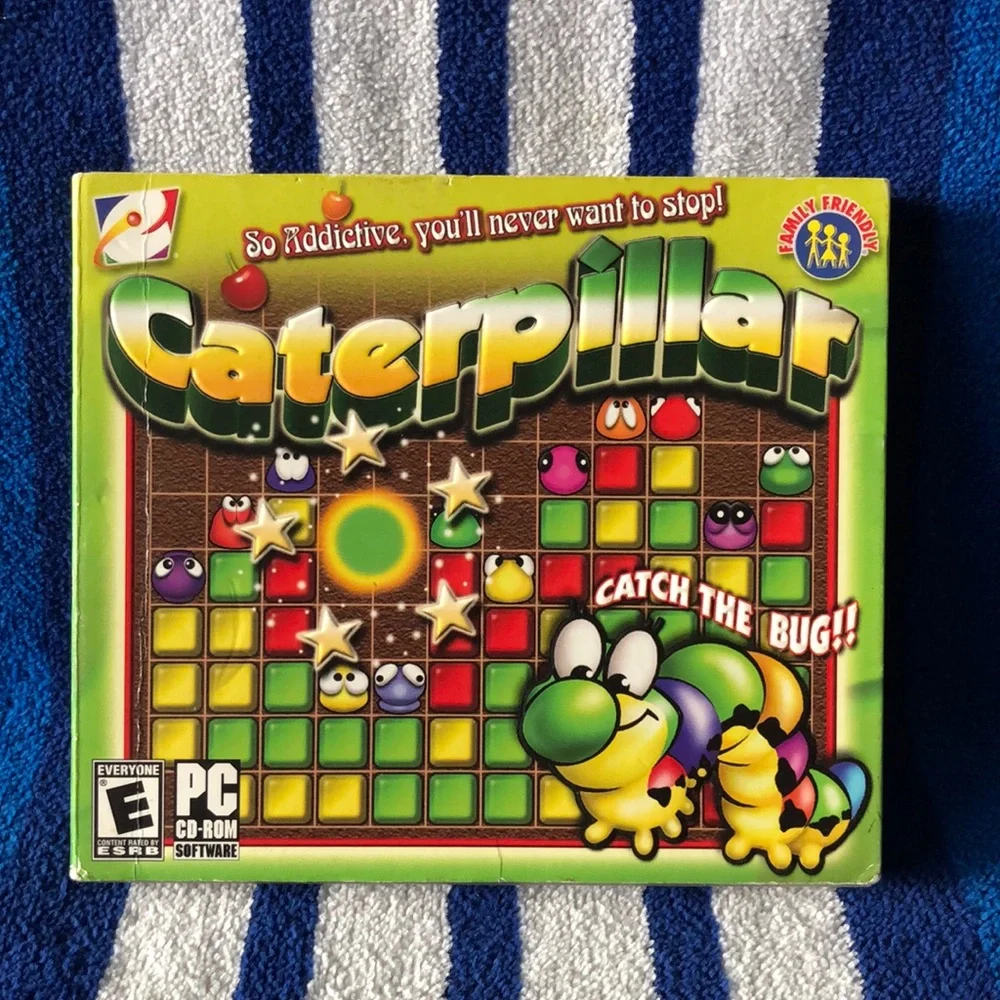 eGames Caterpillar - Catch The Bug CD-Rom Game -2006 PC